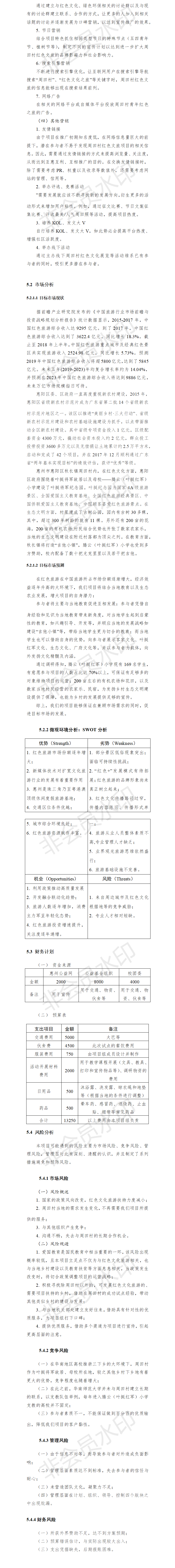 新媒体视角下的“红色文旅型”新农村建设研究-项目计划书