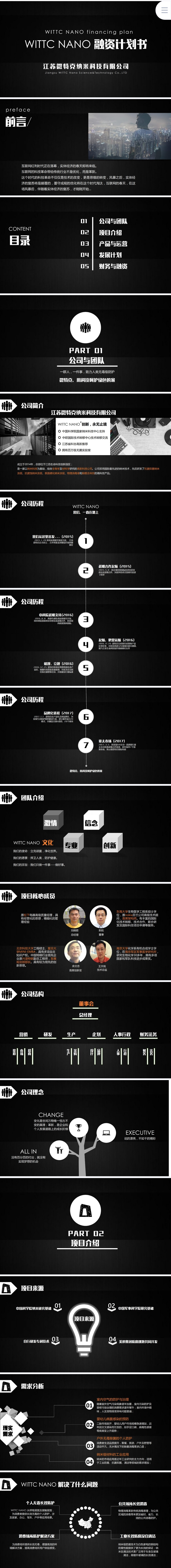 化学处理技术--纳米科技-项目计划书