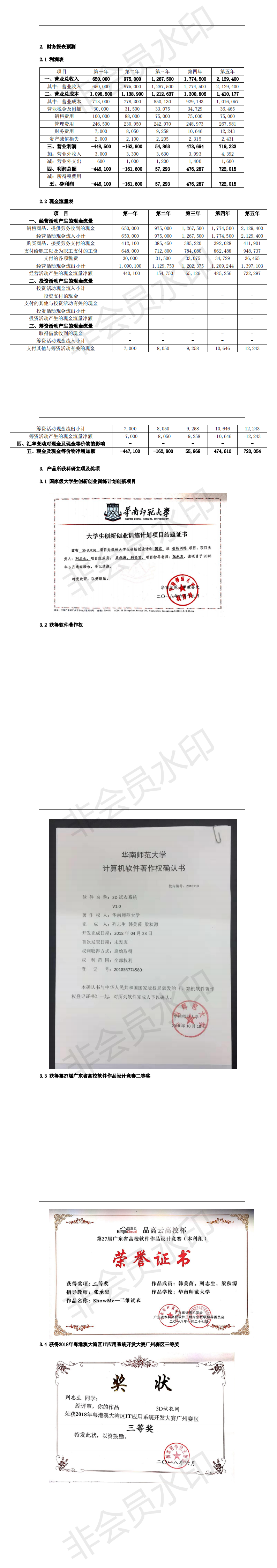 Be Dressing三维虚拟试衣间 -项目计划书