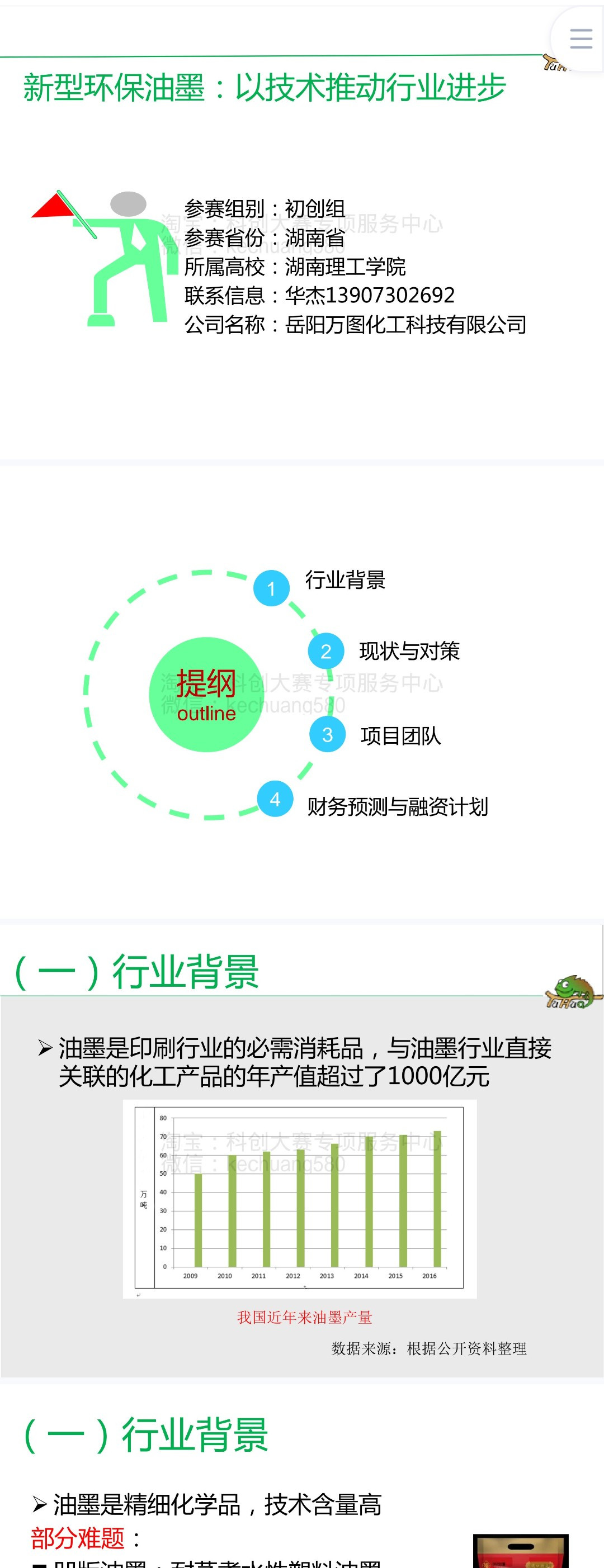 新型环保油墨-项目计划书