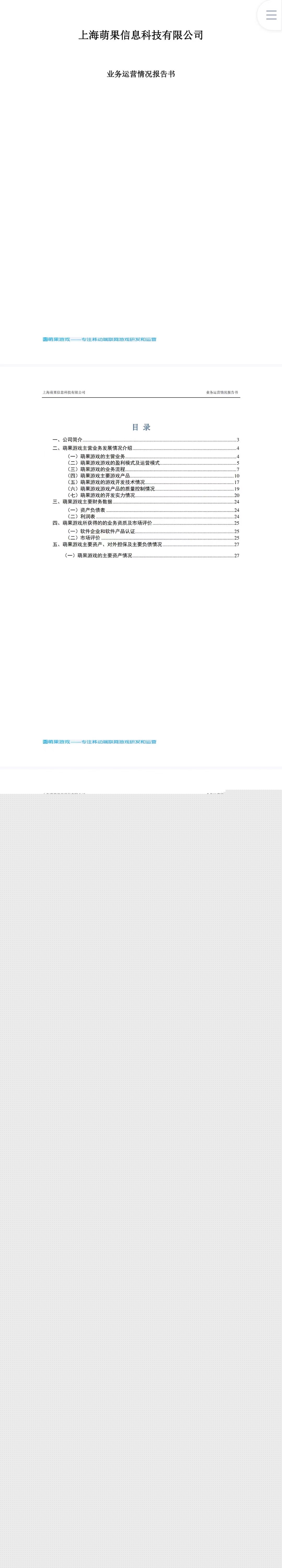 信息科技项目-运营报告
