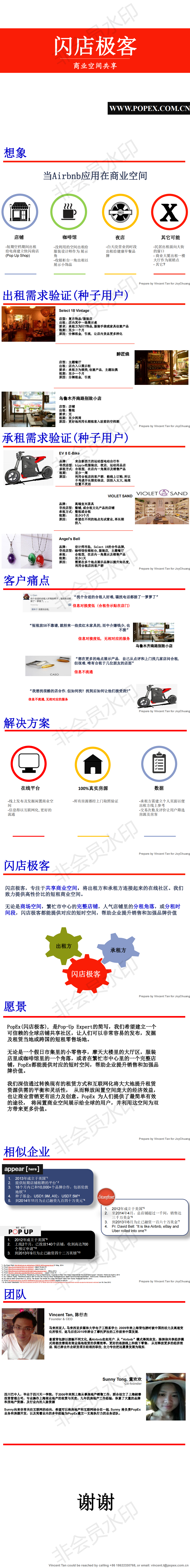 【闪电极】 商业空间共享 商业计划书