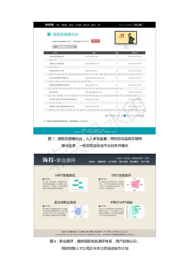 华中科技大学  海投网（大学生求职系统）商业计划书-项目计划书