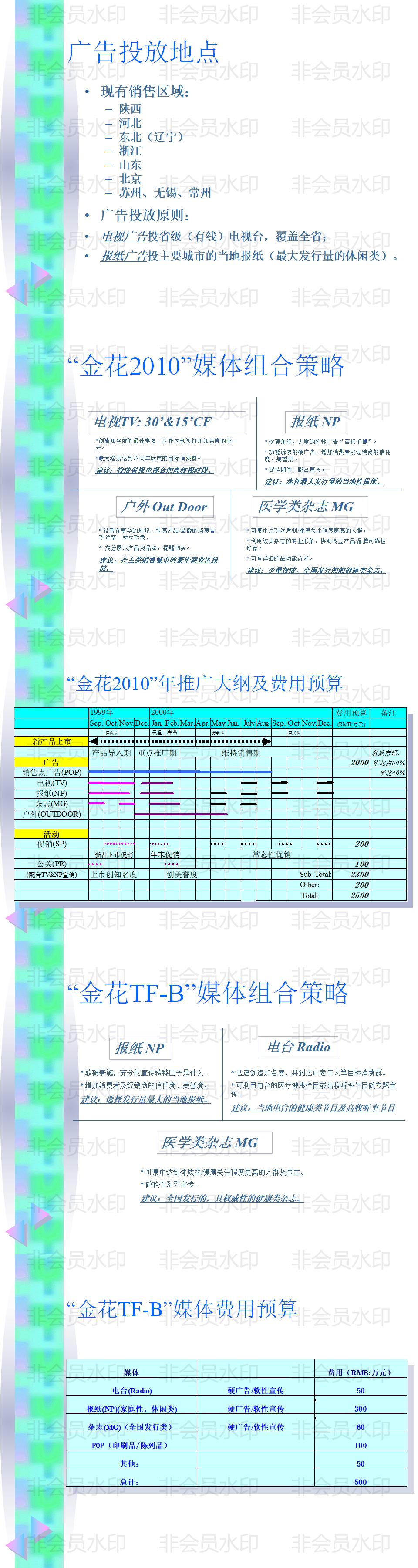 金花1999-2000企划案-梅高
