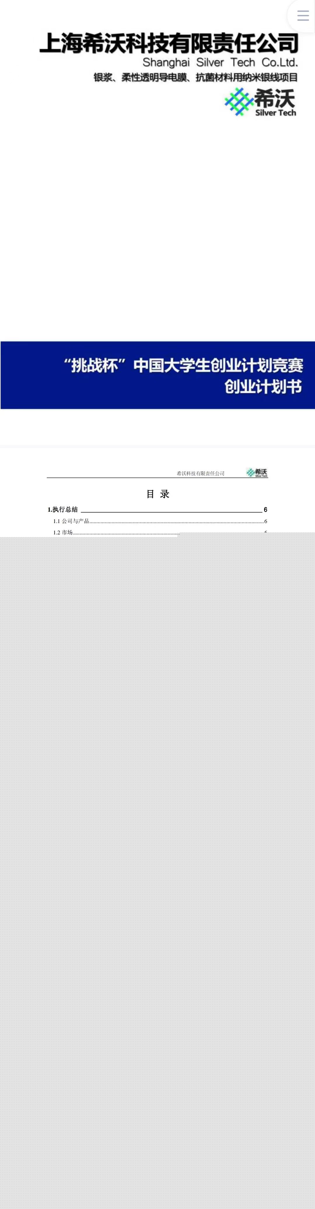 银浆、柔性透明导电膜、抗菌材料用纳米银线-项目计划书