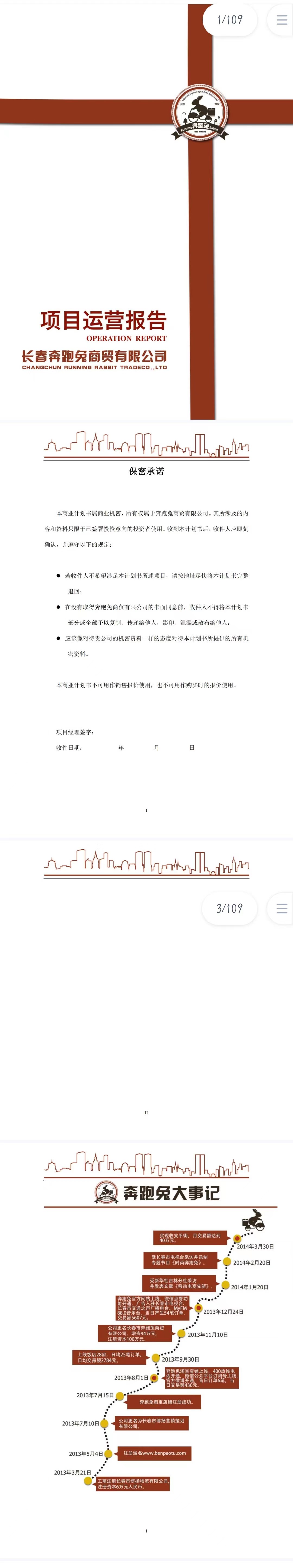 奔跑兔商贸-项目运营报告