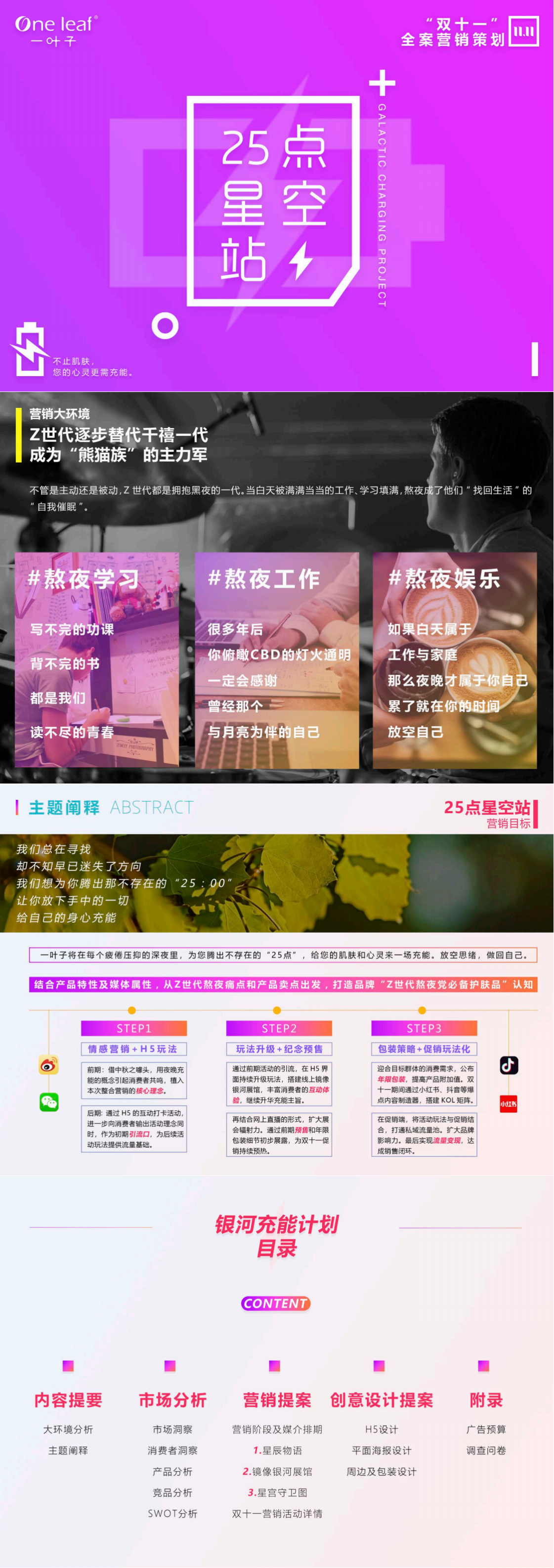 ”一叶子-25点星空站“-全国大学生广告艺术大赛-国赛二等奖
