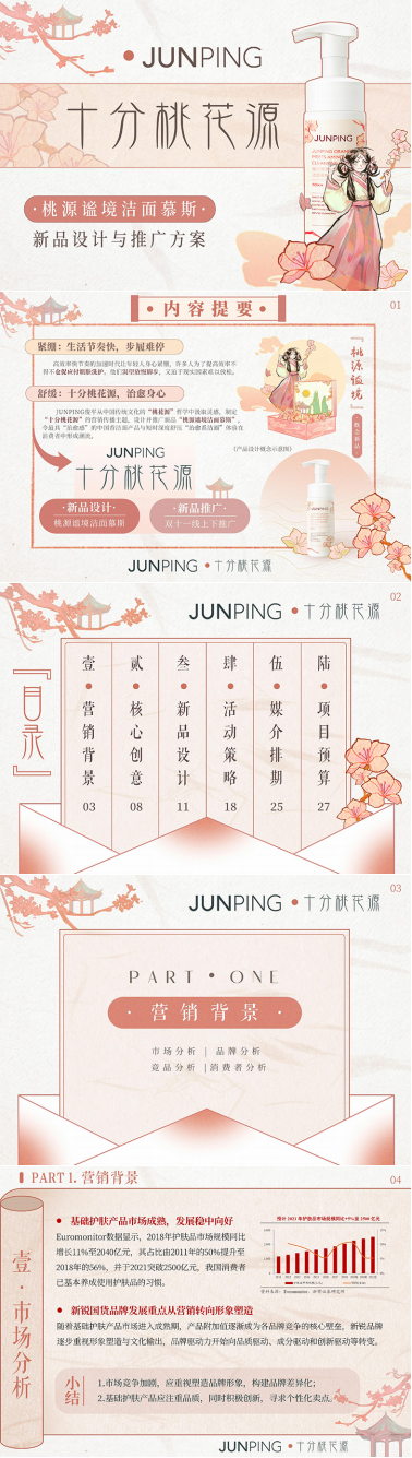 ”俊平-十分桃花源“-全国大学生广告艺术大赛-国赛三等奖