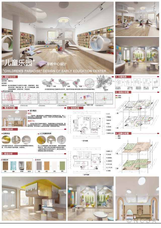 8th-NCDA设计-“儿童乐园”——早教中心设计