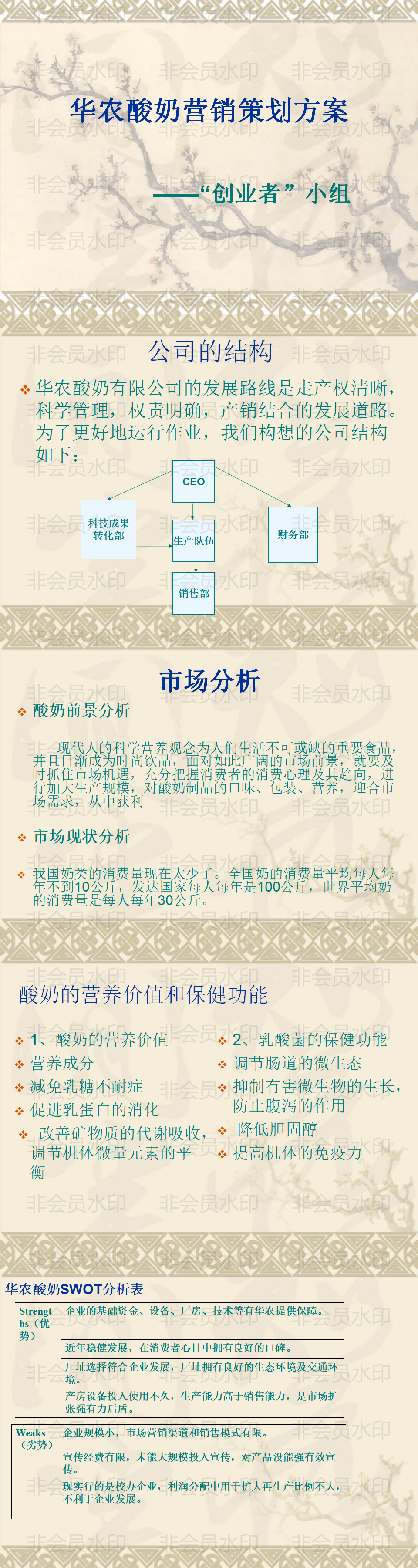 华农酸奶营销策划方案-PPT