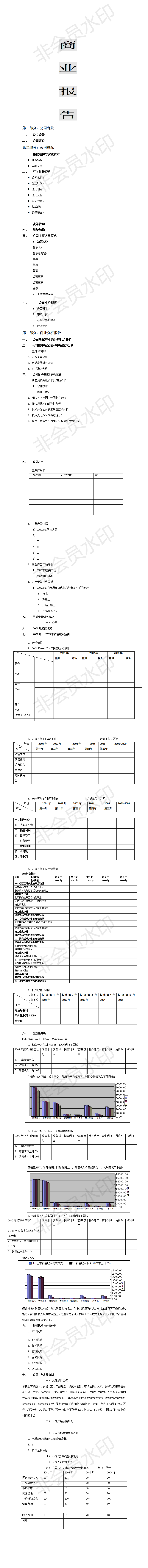 商业计划-模版8