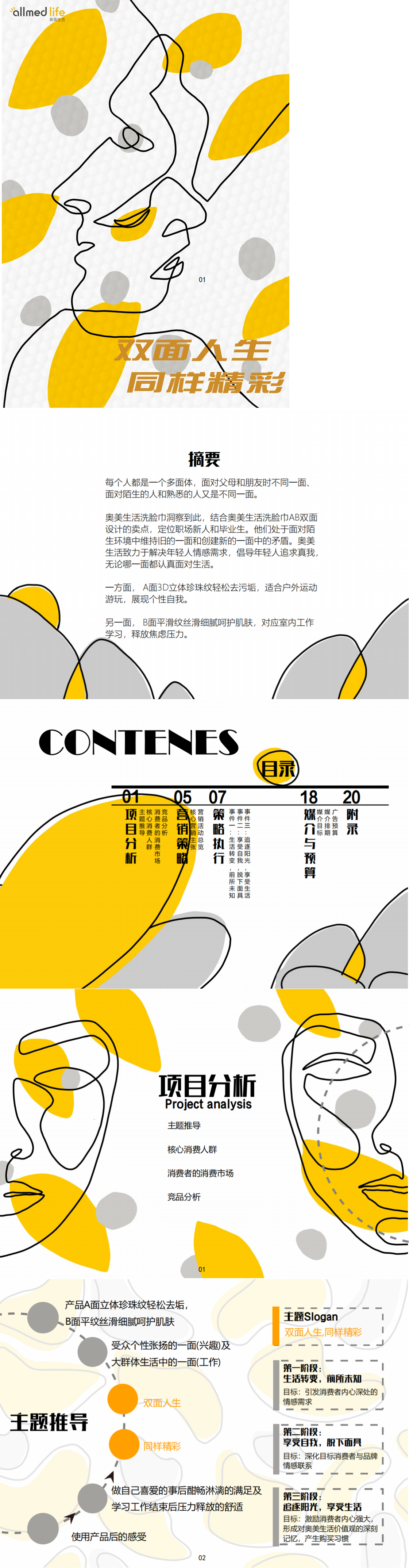 ”奥美生活-双面人生同样精彩’“-全国大学生广告艺术大赛-国赛二等奖