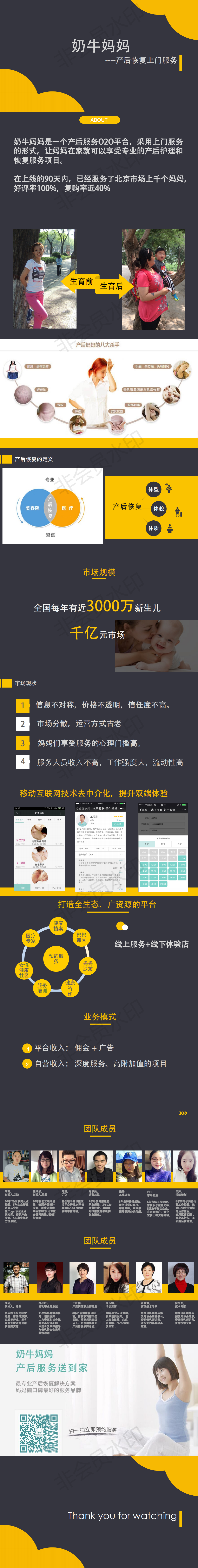 ”奶牛妈妈”产后恢复上门服务O2O平台商业计划书
