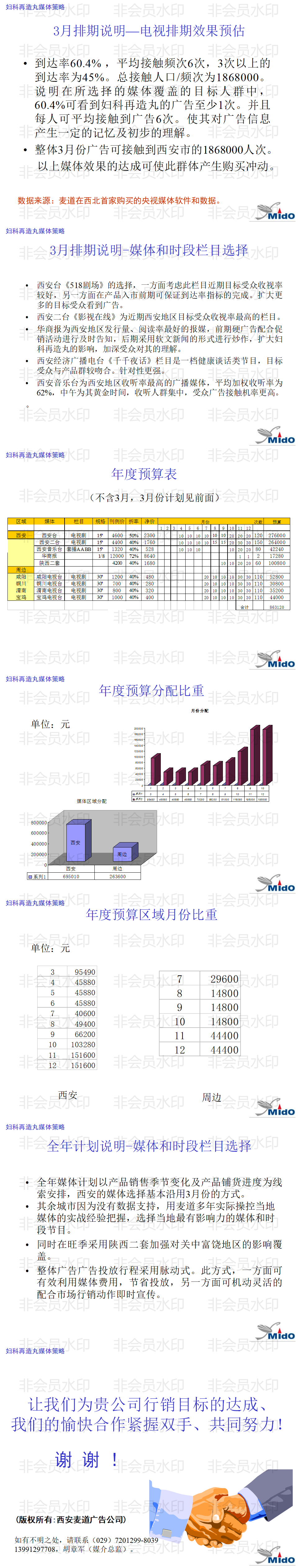 妇科再造丸2001年媒体策划案