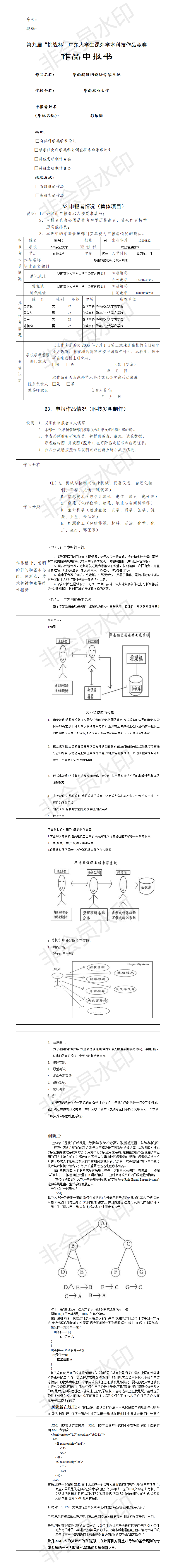 华南超级稻栽培专家系统-项目申报书