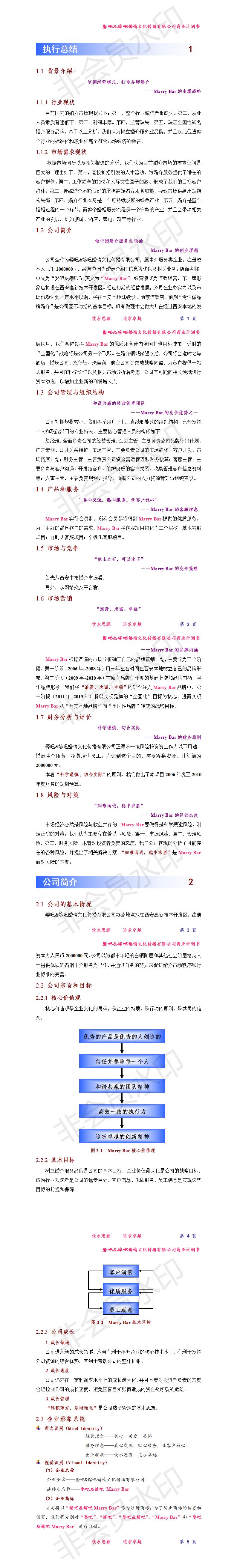 嫁娶吧创业-项目计划书