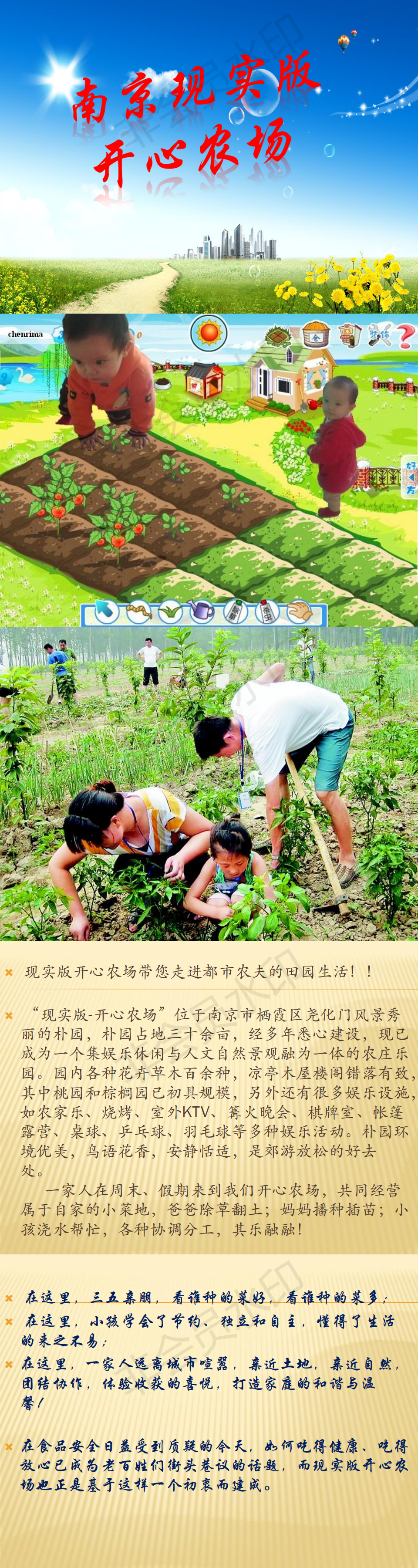 南京现实版开心农场-项目计划书