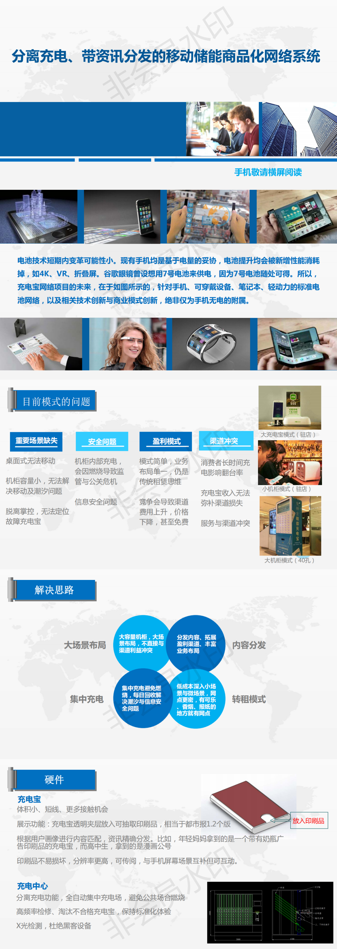 分离充电、带资讯分发的移动储能商品化网络系统-项目计划书