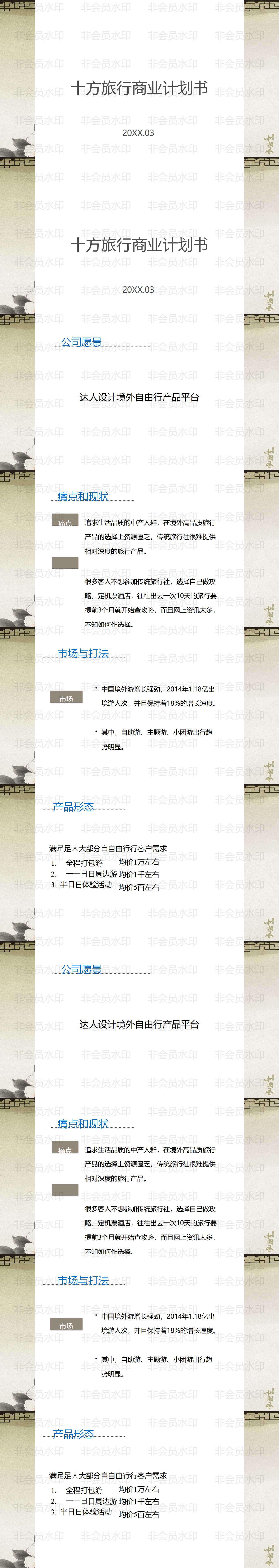 十方旅行商业计划书-ppt
