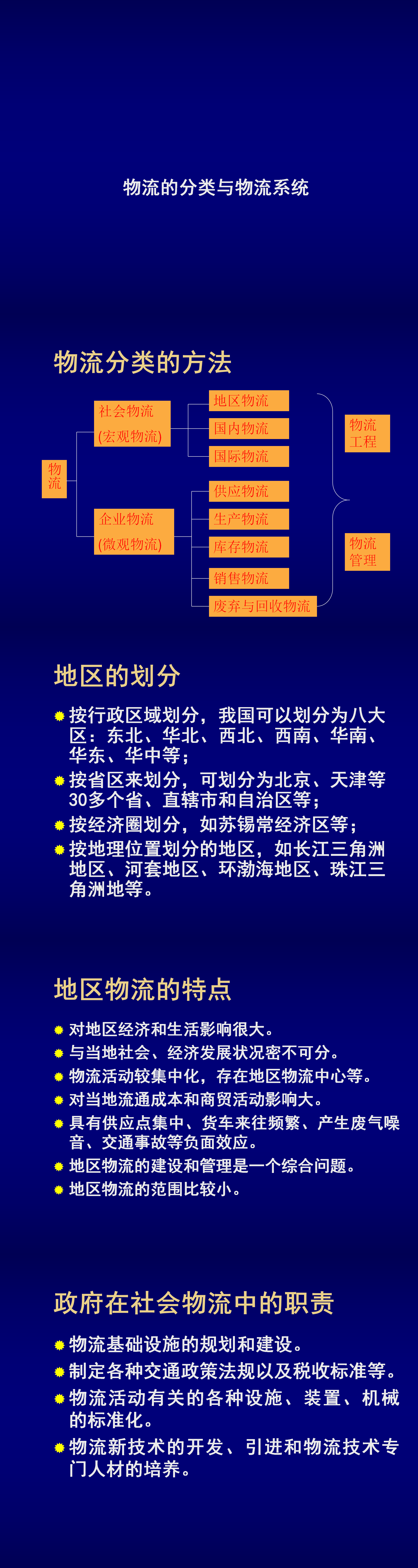 物流的分类与物流系统——PPT