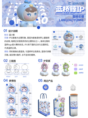 蓝桥杯高校视觉艺术设计赛-2022-吉祥物-一等奖-蓝小鲸