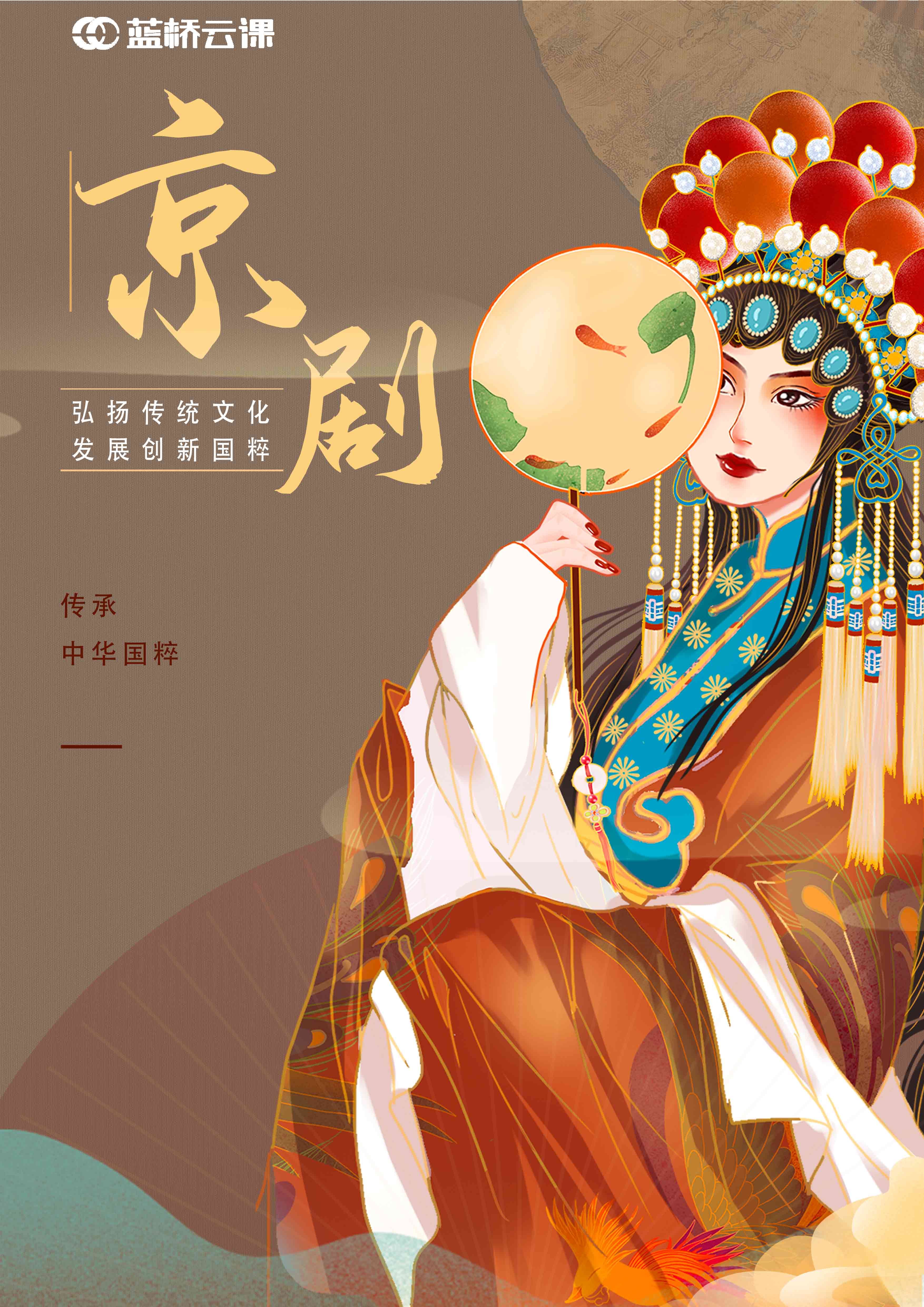 蓝桥杯高校视觉艺术设计赛-2022-平面类-一等奖-品“国粹”-京剧