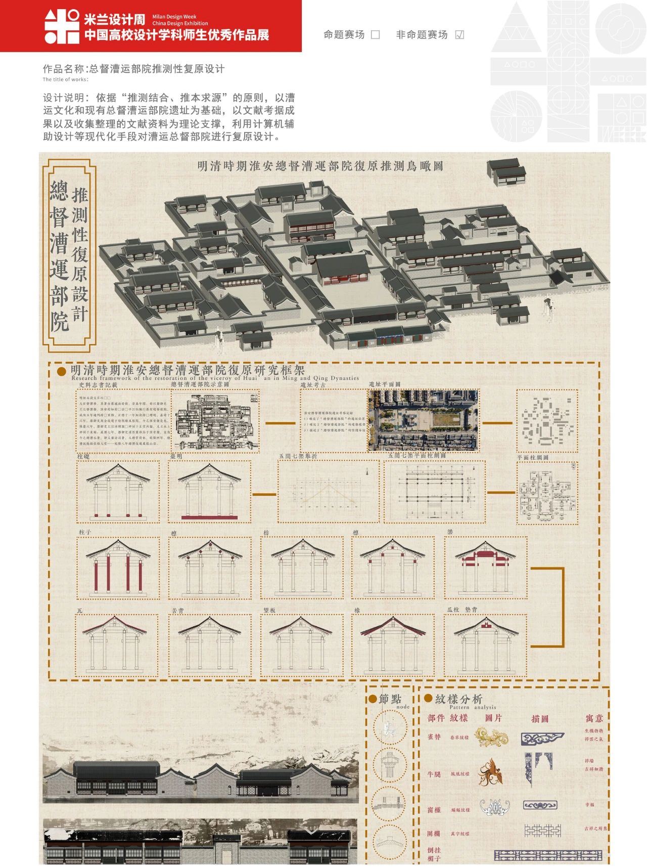 《总督漕运部院推测性复原设计》