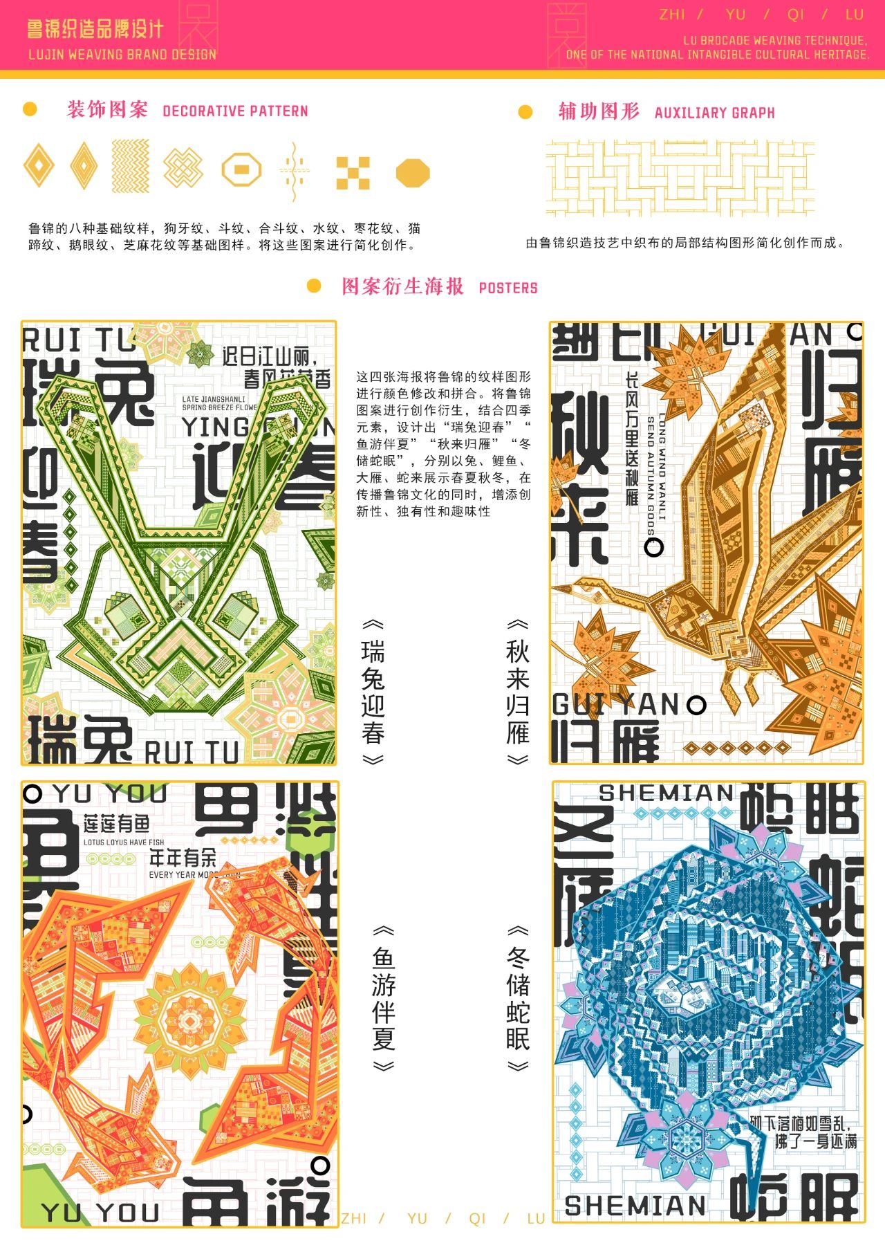 《裳锦记》——非物质文化遗产鲁锦品牌设计