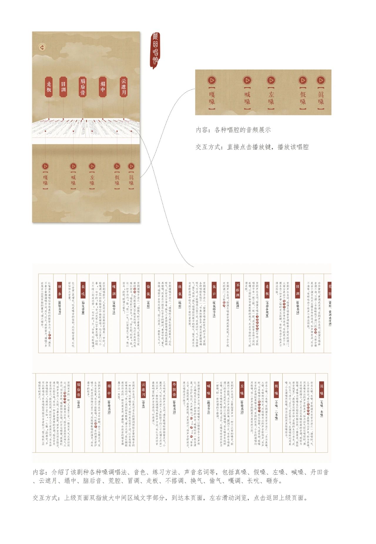 《中国传统戏曲app界面展示》