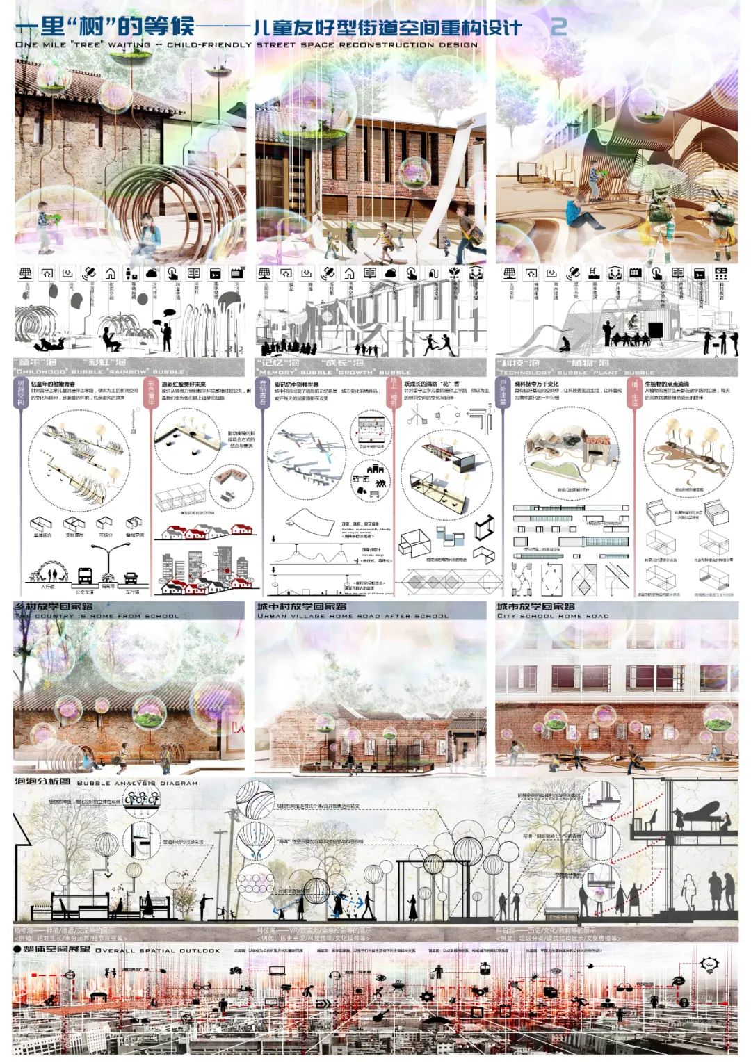 《一里“数”的等候——儿童友好型街道空间重构设计》