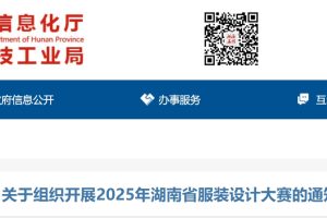 2025年湖南省服装设计大赛